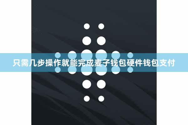 只需几步操作就能完成麦子钱包硬件钱包支付