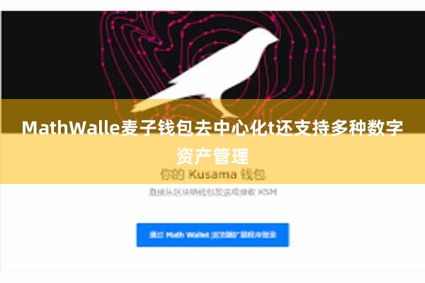 MathWalle麦子钱包去中心化t还支持多种数字资产管理